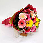 10 Gerberas Flowers Bouquet