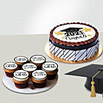 Graduation Cake and Cupcakes