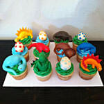 Dinosaur Cupcakes Set of 12