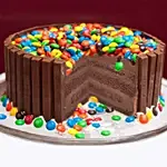 M&M And Kitkat Cake 4 Portion