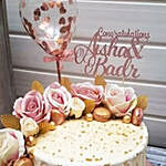 Yummy Congratulations Vanilla Cake
