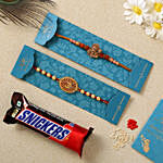 Hanuman & Om Rakhis With Snickers Chocolate