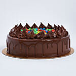 Yummy Chocolate Drip And M&M Cake 12 Portion