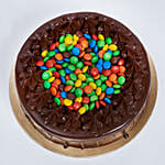 Yummy Chocolate Drip And M&M Cake 12 Portion