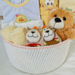 Attractive Basket Baby Gift Hamper