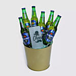 Father's Day Beer Mug And Non Alcoholic Heineken Bucket