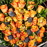 Grand Orange Roses Bouquet