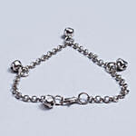 Silver Toned Wrist Band