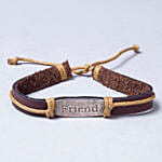 Unisex Leather Friendship Band