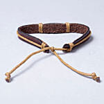 Unisex Leather Friendship Band