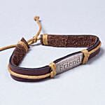 Unisex Leather Friendship Band