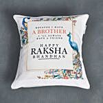 Happy Raksha Bandhan Printed Cushion