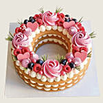 Designer Mixed Berries Red Velvet Cake