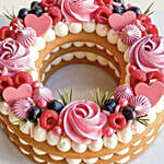 Designer Mixed Berries Red Velvet Cake