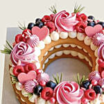 Designer Mixed Berries Red Velvet Cake