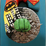 Number 6 Superhero Special Vanilla Cake