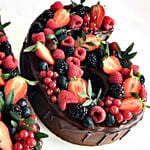 Number 16 Mixed Berries Chocolate Cake