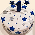 Starry 1st Birthday Chocolate Cake