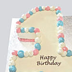 Sweet 1st Birthday Vanilla Cake