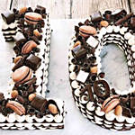 Yummy Number 10 Macarons Chocolate Cake