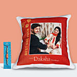 Designer Rakhi Best Bro Ever Cushion