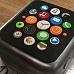 Apple Watch Theme Cake Chocolate
