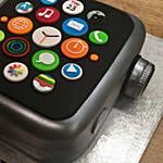 Apple Watch Theme Cake Chocolate