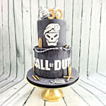 Call Of Duty Themed 3D Cake Red Velvet