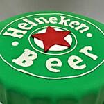 Heineken Themed 3D Cake Chocolate