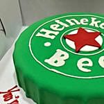 Heineken Themed 3D Cake Vanilla