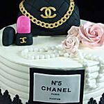 3D Chanel Handbag cake Marble