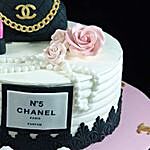 3D Chanel Handbag cake Red Velvet