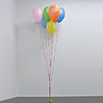 10 Multicolor Welcome Back Balloons