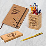 Personalised Power Bank Diary Pen with Pen Holder
