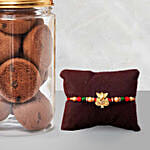 Ganesha Rakhi With Cookies