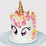 Big Eyed Unicorn Marble Cake