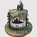 Fortnite Fondant Grenade Marble Cake