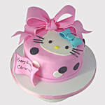 Hello Kitty Bow Marble Cake