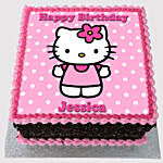 Hello Kitty Pink Red Velvet Cake