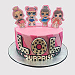Lol Surprise Themed Fondant Marble Cake