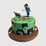 Minecraft Marble Cake
