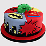 Superheroes Avengers Marble Cake