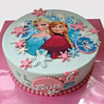 The Disney Frozen Marble Cake