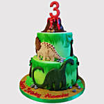 Volcano Jungle Marble Cake