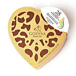 Godiva Heart Shaped Chocolates 6Pcs