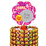 Personalized It’s a Girl lolipop Wheel