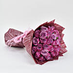 35 Purple Roses Designer Bouquet