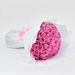 100 Light Pink Roses Designer Bouquet