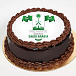 Happy National Day Chocolate Truffle Cake