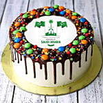 National Day M&M Chocolate Cake